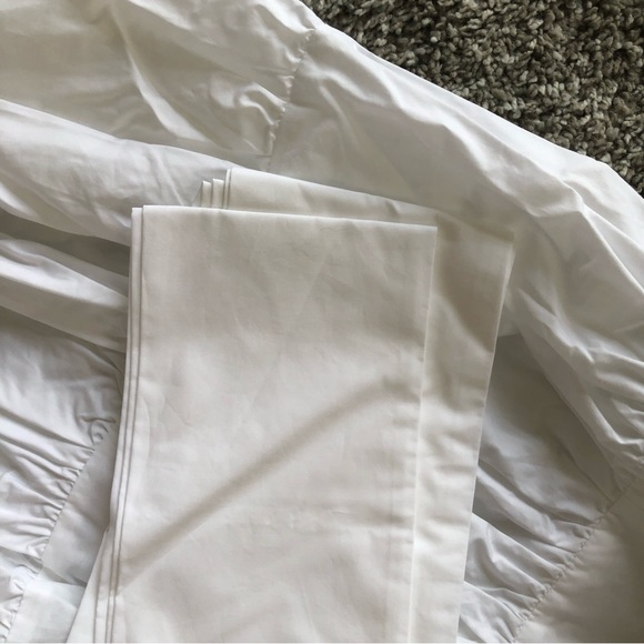 NEW Cara Cara Sydney Midi Cotton Dress - White Puff Sleeve Wedding Event - Picture 7 of 14